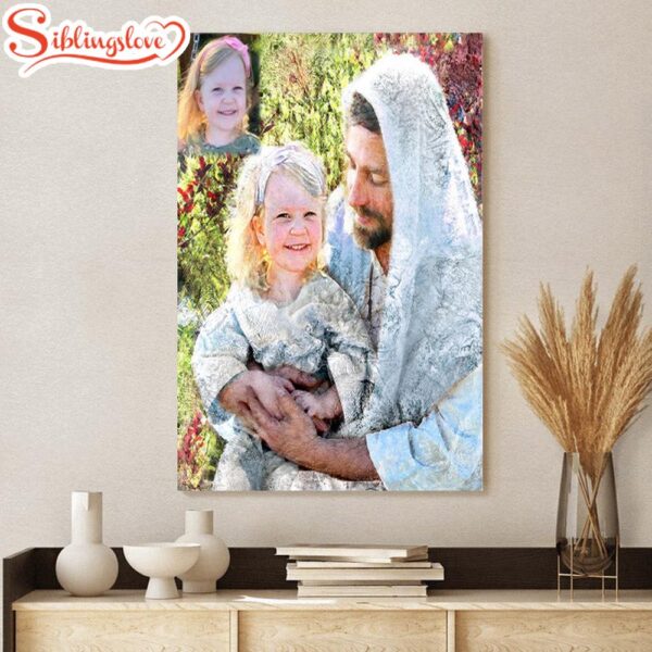 Painting Of Your Own Child Children With Jesus Christ Jesus Canvas Art