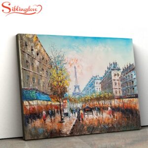 Paris Oil Painting Canvas Wall…