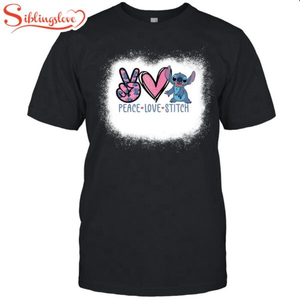 Peace Love Stitch Unisex T-Shirt For Fans