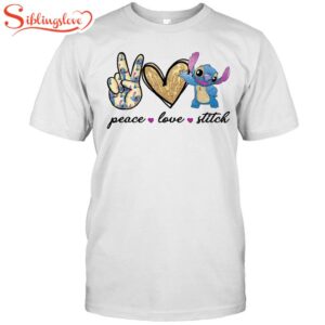 Peace Love Stitch Unisex T-Shirts…