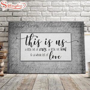 Personalized This Is Us Canvas…