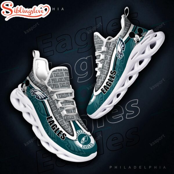 Philadelphia Eagles NFL Football Team Max Soul Shoes Gift For Men Women