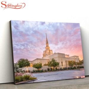 Phoenix Arizona Temple Sunset Burst…