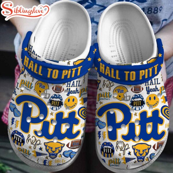 Pittsburgh Panthers NCAA Sport Clogs Shoes Comfortable For Men Women