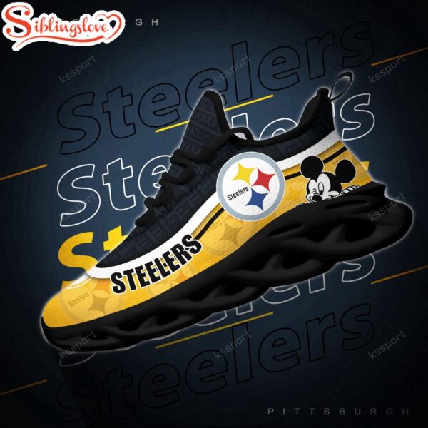 Pittsburgh Steelers NFL Football Team Max Soul Shoes Gift For Men Women