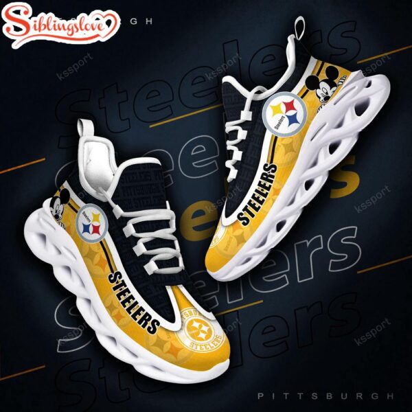 Pittsburgh Steelers NFL Football Team Max Soul Shoes Gift For Men Women