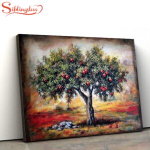 Pomegranate Tree Painting Canvas Wall…