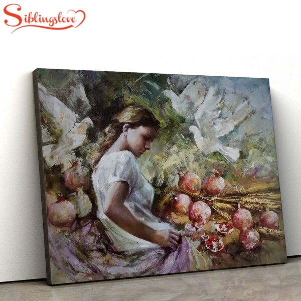 Pomegranates Painting Canvas Wall Art