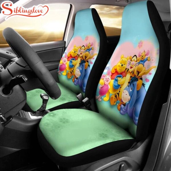 Pooth And Friends Winnie The Pooh Car Seat Cover Decor For Car