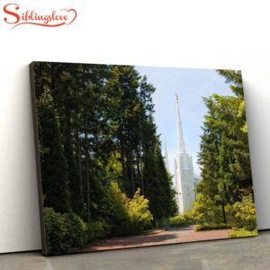 Portland Temple Path Canvas Wall…