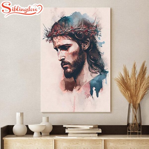 Portrait Jesus Jesus Canvas Art Christian Wall Canvas