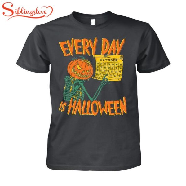 Pumpkin Pattern Every Day Is Halloween Unisex T-Shirt