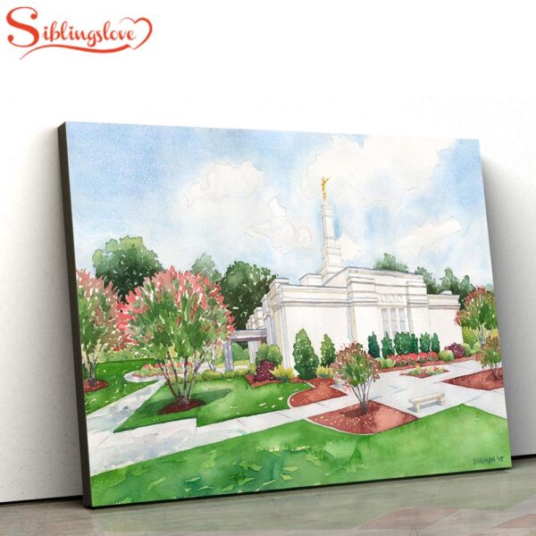 Raleigh Temple Canvas Wall Art Jesus Christ Picture Canvas Christian Wall Art