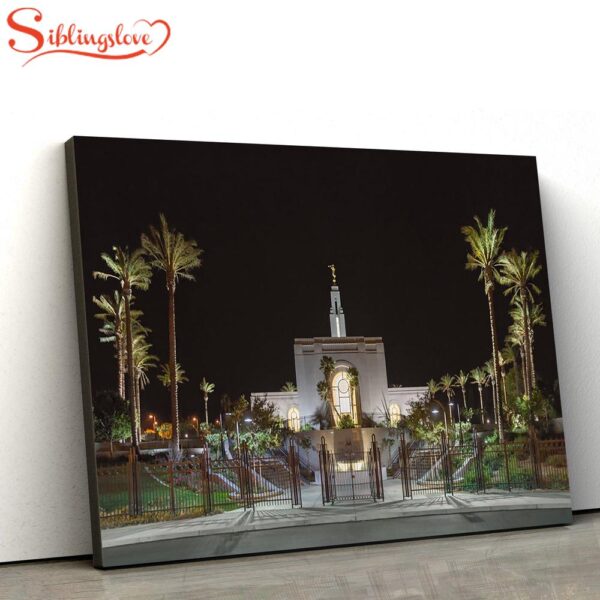 Redlands Temple Gate Canvas Wall Art Jesus Christ Picture Canvas Christian Wall Art