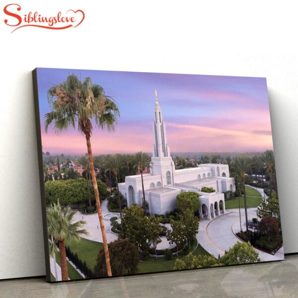 Redlands Temple Greater Heights Canvas Wall Art Jesus Christ Picture Canvas Christian Wall Art