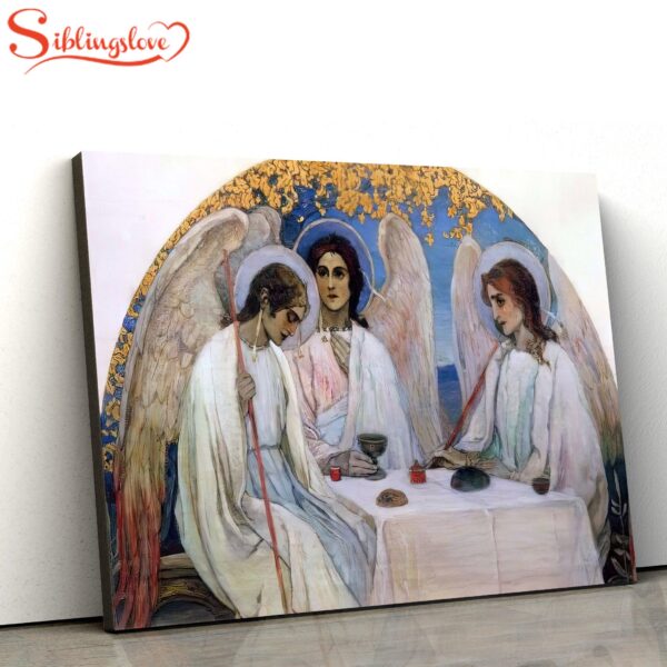 Religious Icon The Holy Trinity Canvas Wall Art