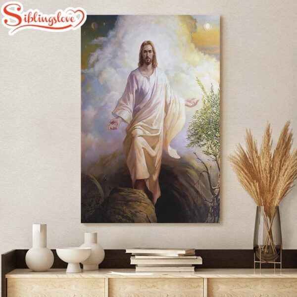 Resurrected Jesus Christ Canvas Picture Jesus Christ Canvas Art Christian Wall Canvas.png