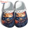 Retro Jack Skeleton Halloween Clogs Shoes Cartoon Clogs