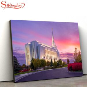 Rexburg Idaho Glorious Dawn Canvas…