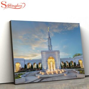 Sacramento Temple Tranquility Canvas Wall…