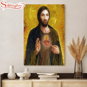 Sacred Heart Of Jesus Canvas…