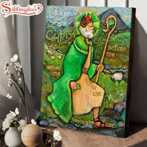 Saint Patrick Canvas Poster Religious…