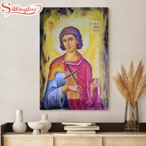 Saint St Fanourios Canvas Wall…