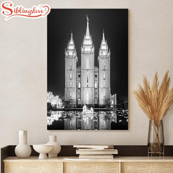 Salt Lake Nativity Canvas Wall Art