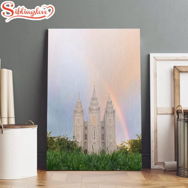 Salt Lake Temple 1 Canvas Pictures Temple Canvas Wall Decor Christian Canvas Wall Art