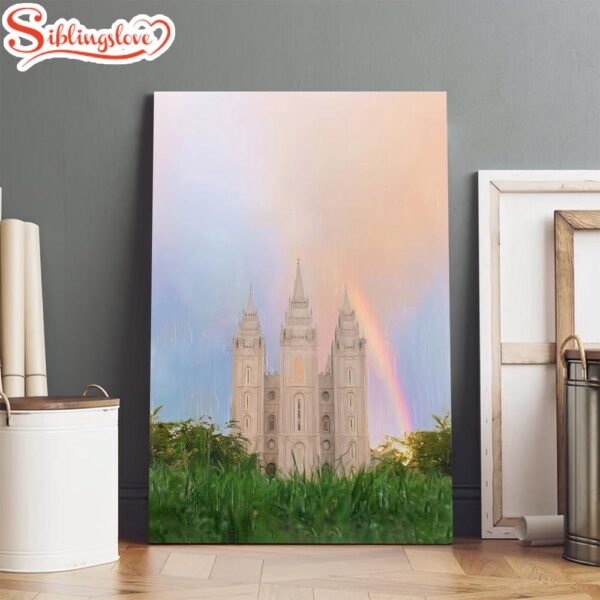 Salt Lake Temple 2 Canvas Pictures Temple Canvas Wall Decor Christian Canvas Wall Art