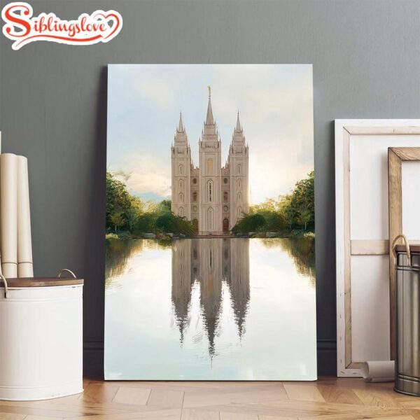 Salt Lake Temple 3 Canvas Pictures Temple Canvas Wall Decor Christian Canvas Wall Art