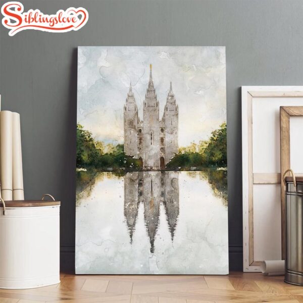 Salt Lake Temple 4 Canvas Pictures Temple Canvas Wall Decor Christian Canvas Wall Art