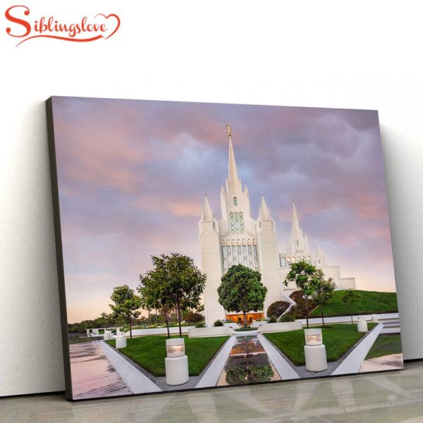 San Diego Temple Covenant Path Series Canvas Wall Art Jesus Christ Picture Canvas