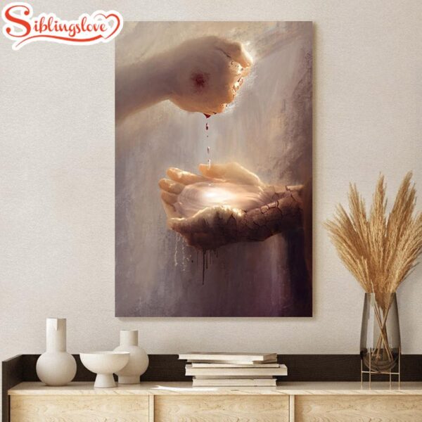 Sanctified Canvas Picture Jesus Christ Canvas Art Christian Wall Canvas