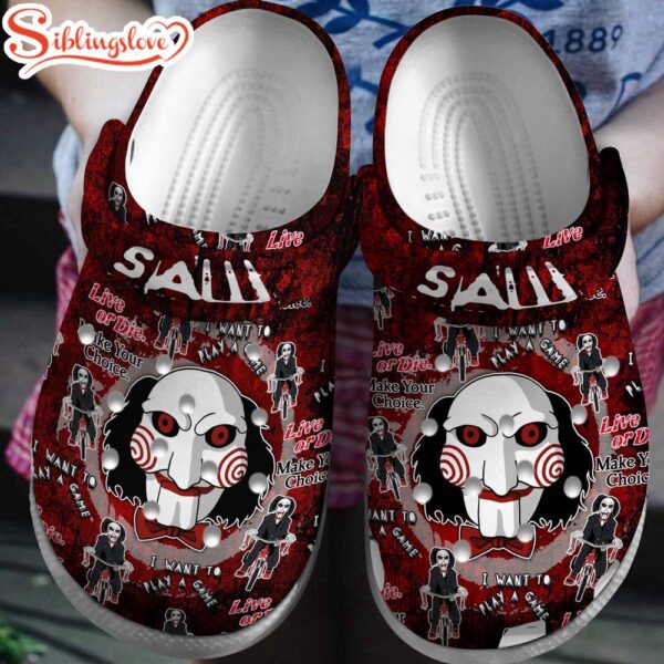 Saw Movie Clogs Shoes Cartoon Clogs