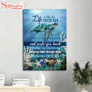 Sea Turtle Deep Ocean Infinite…