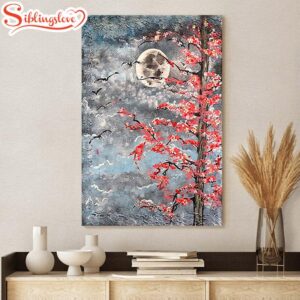 Seascape Moon Painting Canvas Wall…