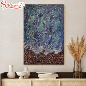 Seascape Painting Abstract Canvas Wall…