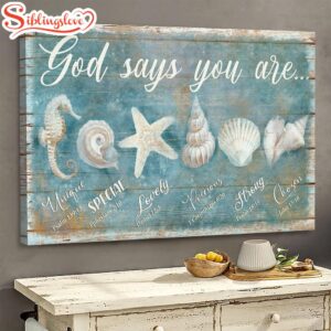 Seashells Painting God Says You…