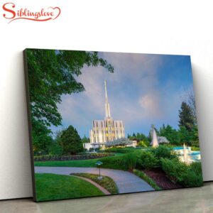 Seattle Temple Fountains Canvas Wall…