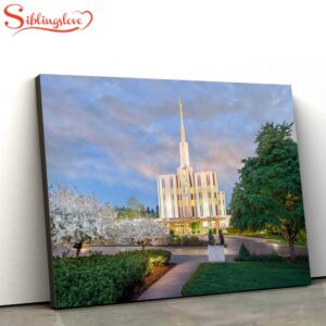 Seattle Temple Garden Path Canvas…