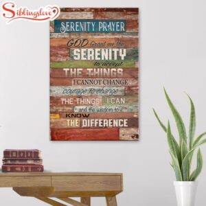 Serenity Prayer Canvas Art