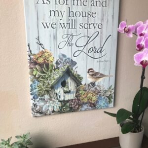 Serve The Lord Canvas Wall…