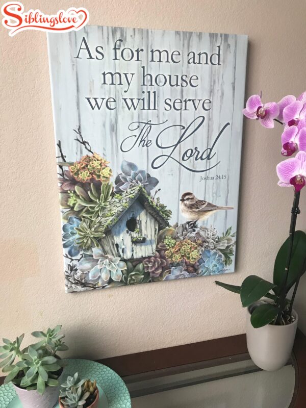 Serve The Lord Canvas Wall Art