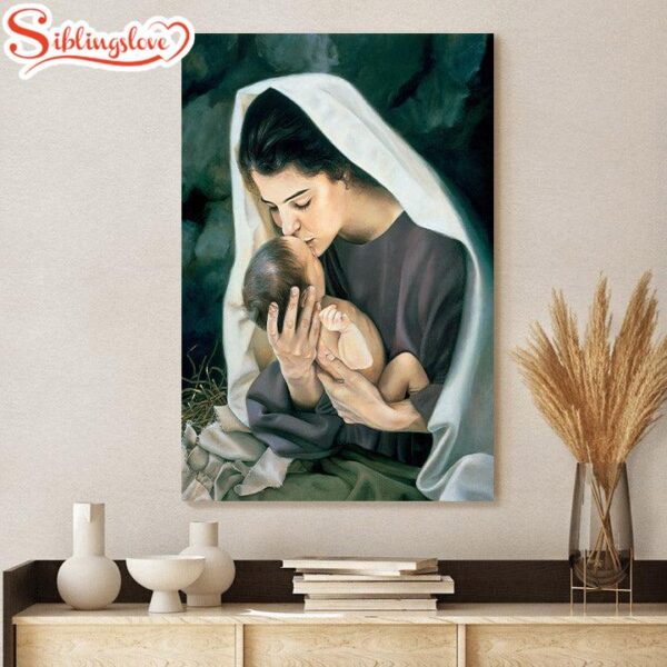 She Shall Bring Forth A Son Canvas Wall Art