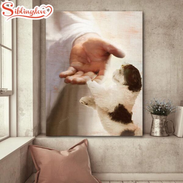 Shih Tzu Take My Hand Canvas Canvas Decor Ideas