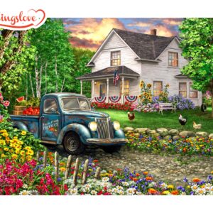 Simpler Times Canvas Wall Art