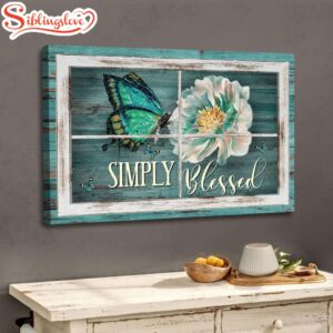 Simply Blessed Wall Art Canvas,…