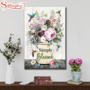 Simply Blessed Wall Art Canvas,…