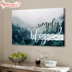 Simply Blessed Wall Art Canvas,…